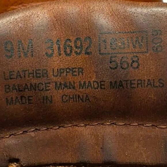 Trader Bay Brown Leather Boots Durable Workwear - Picture 6 of 7